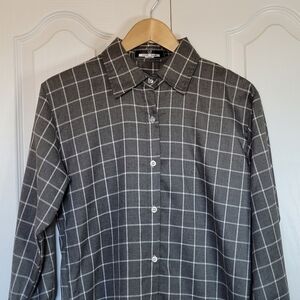 PAPER Plane London Long Button Down | size SMALL